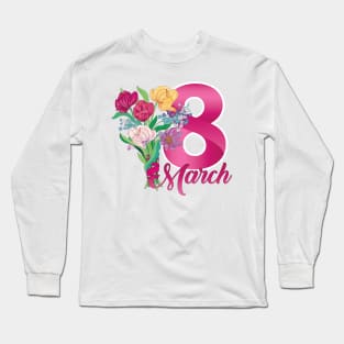 International women's day, 8th March Long Sleeve T-Shirt